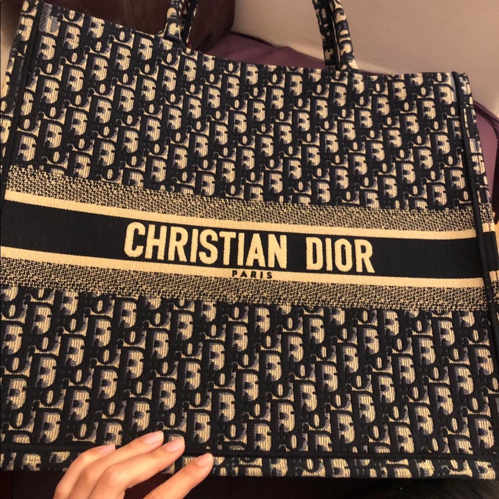 Dior Oblique Book Tote Bag